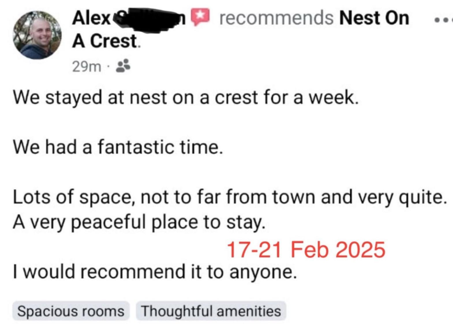 Nest On A Crest Villa ราย ภายนอก รูปภาพ